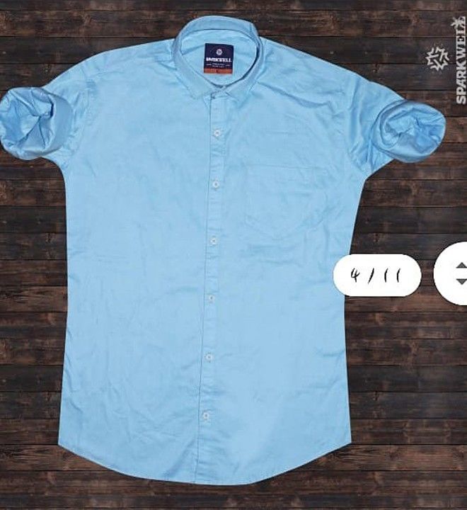 Sparkwell plain shirt uploaded by itna SASTA on 8/13/2020