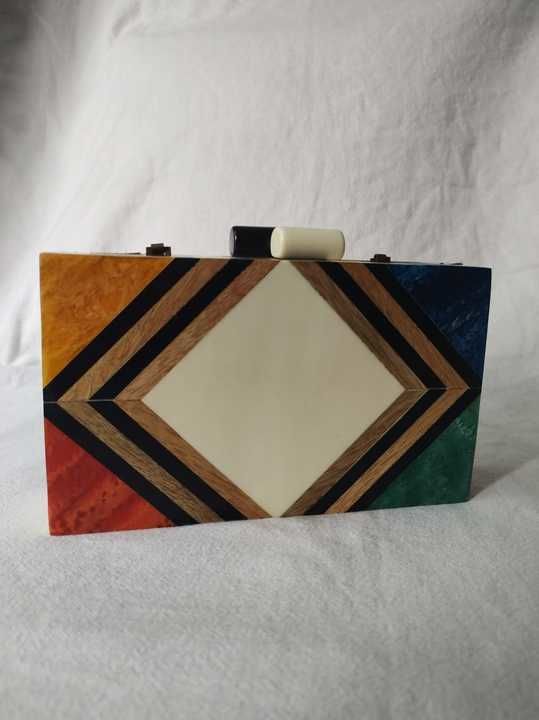 Wooden and Resin Clutch uploaded by Handicrafts and Antiques on 6/14/2021