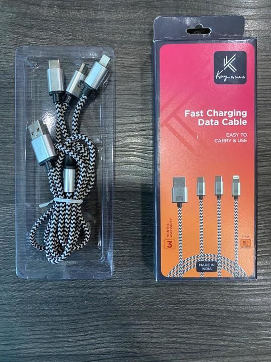 3 in 1 fast Charging Cable  uploaded by Saarch International  on 6/14/2021