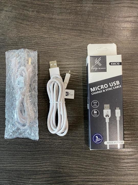 Fast charge & sync micro USB cable  uploaded by business on 6/14/2021