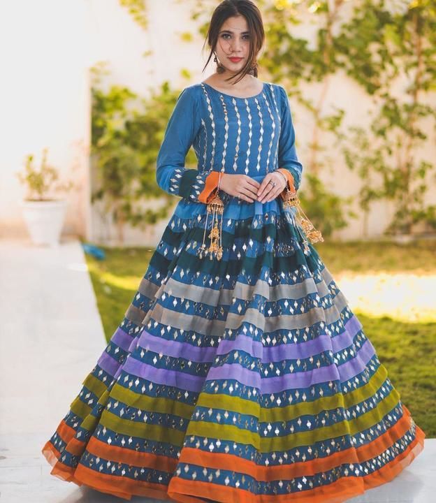 Cod only Available In Buik🌹 Charmlook Brand Anarkali Gown uploaded by ALLIBABA MART on 6/15/2021