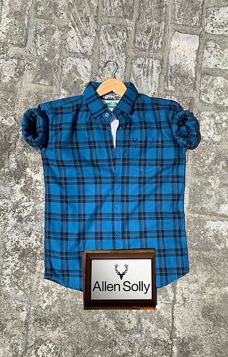 Post image ↔️↔️↔️↔️↔️

*Allen solly Check Shirts*

*Original Article*

*Two awesome Colours*

*Sizes -    M-38 L-40 xL-42*

*Only  410

*Hurry book fast *
↔️↔️↔️↔️