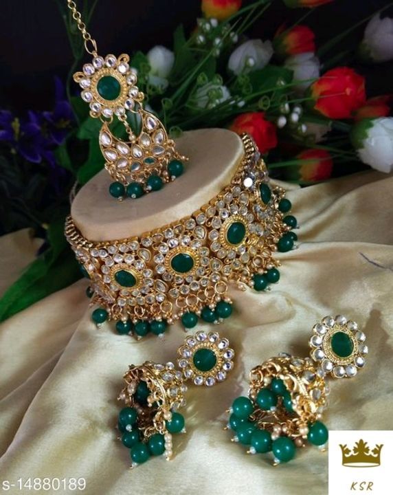 Post image Necklace set

Cash on delivery available

Feminine Fancy Jewellery Sets
Base Metal: Alloy
Plating: Gold Plated
Stone Type: Kundan
Sizing: Adjustable
Multipack: 1
Dispatch: 2-3 Days