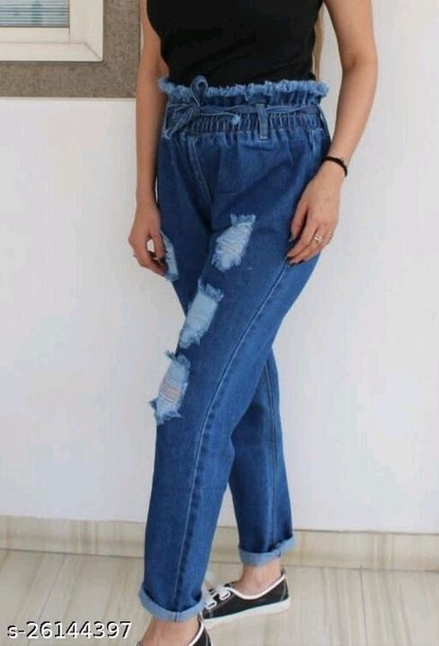 Urbane Latest Women Jeans*
Fabric: Denim uploaded by SAIMA'S BOUTIQUE  on 6/15/2021