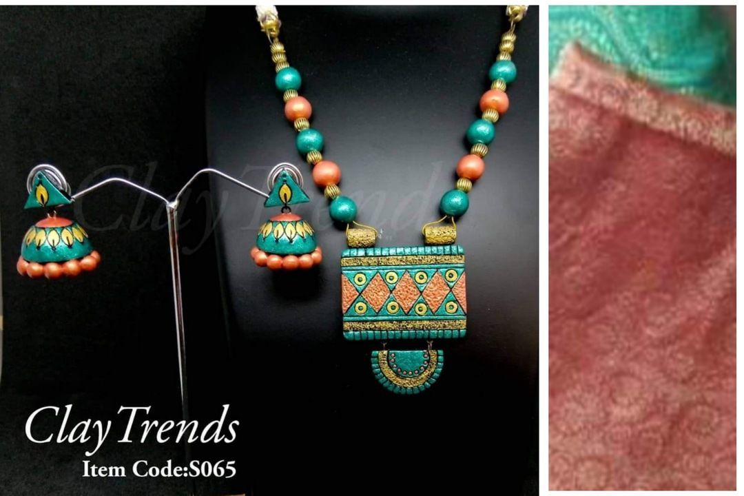 Customised Terracotta jewellery uploaded by ClayTrends on 6/15/2021