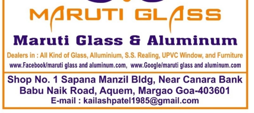 Maruti glass and aluminum
