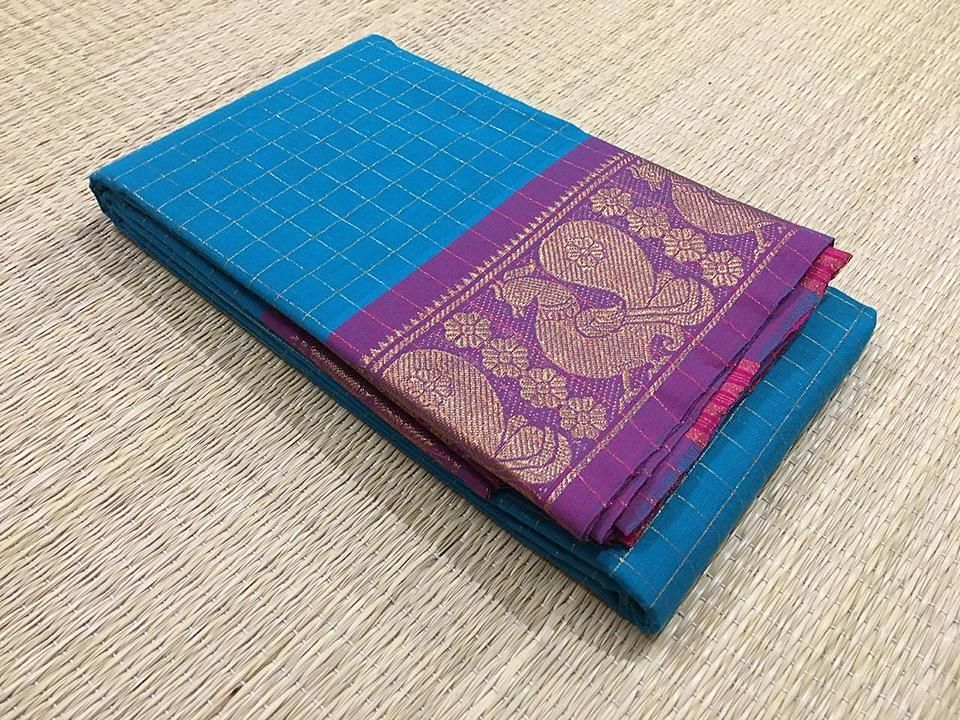 Pure cotton Saree with  zari Korvai cotton Saree  uploaded by business on 8/14/2020