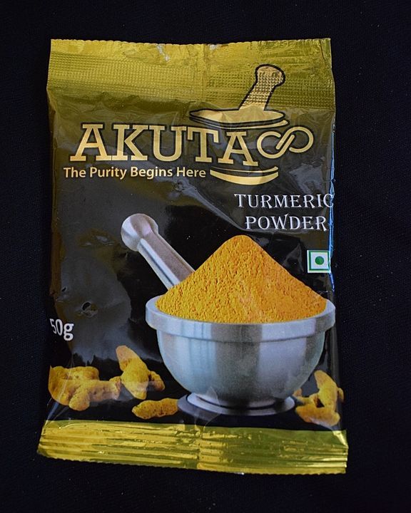 Turmeric Powder 50gm uploaded by Akuta Spice Private Limited on 8/14/2020