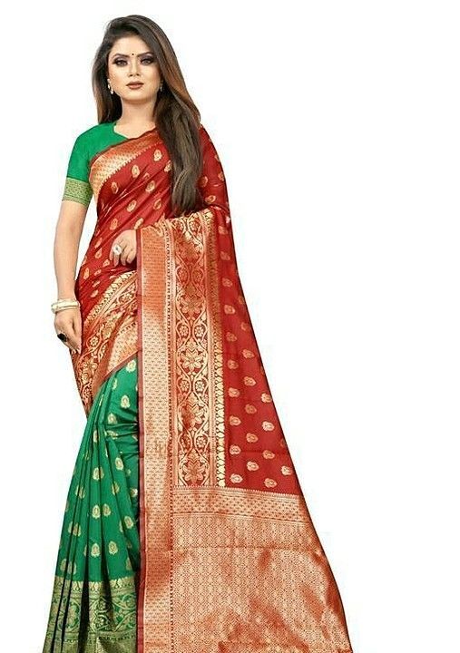 Pure Banaraseee silk saree uploaded by Wholesale price on 8/14/2020
