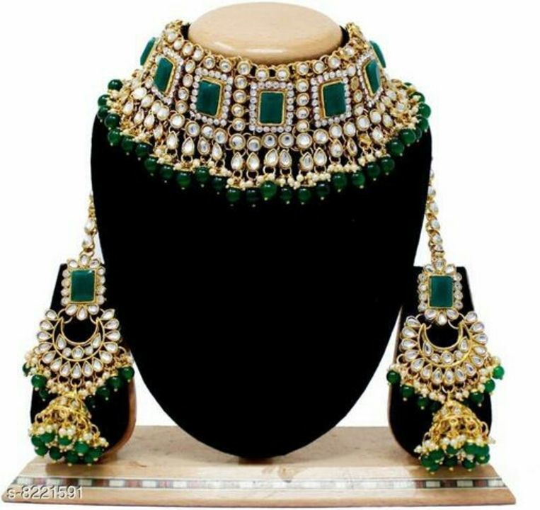 Post image Cash on delivery h

Price- 650

Diva Fusion Jewellery Sets

Base Metal: Alloy
Plating: Gold Plated
Stone Type: Kundan / Artificial Stones &amp; Beads
Sizing: Adjustable
Type: As Per Image
Dispatch: 2-3 Days