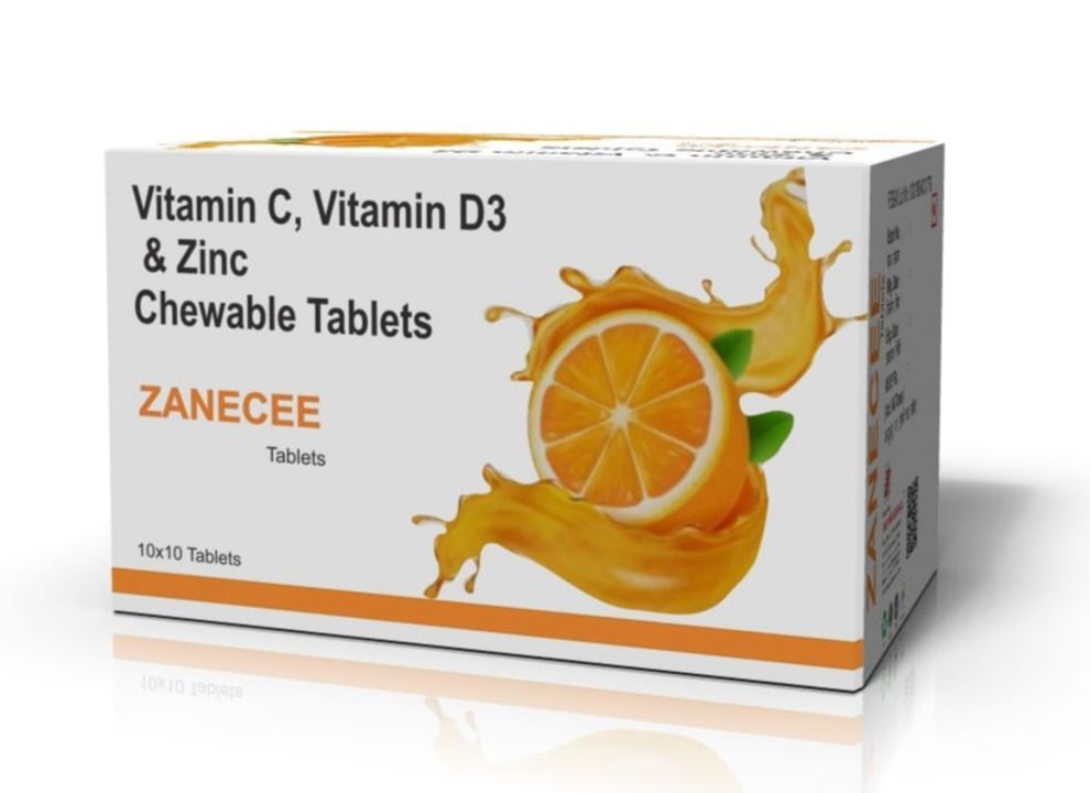 Zanecee Tablet Vitamin C,zinc & D3 uploaded by Zane Pharmaceuticals on 6/15/2021