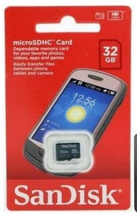 sandis memory card with 6 mnth  waranty

micro sd

4 gb - 124
8      -  134
16    - 148
32    - 166 uploaded by All in 1 on 8/14/2020