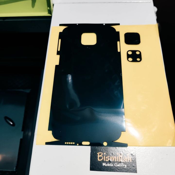 REDMI NOTE 9 PRO ( JAPAN TECHNOLOGY ) TPU CURVE GLASS 0.1MM  CUSTOMISED TO ENGRAVED uploaded by Bismillah mobile gallery on 6/15/2021