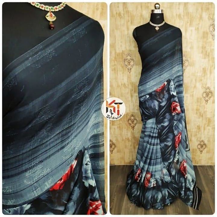 Heena weightless saree uploaded by business on 8/14/2020