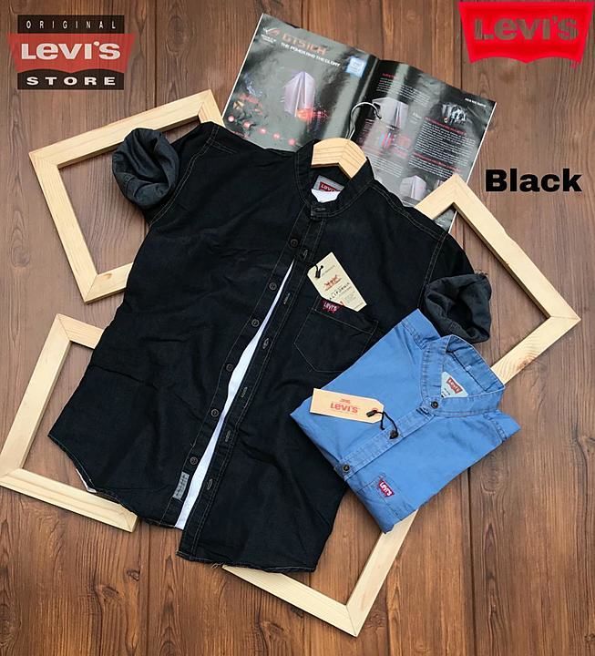 😍😍😍😍

*Brand - Levi's*

*Ban color Denim shirts* 

*_Fabric 100% Cotton_*

*Full Sleeves*

20K S uploaded by its_your_choice_007 on 8/14/2020