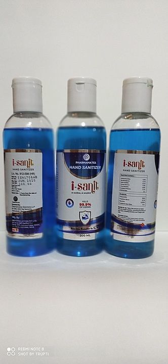 Post image Price drop in Sanitizers..
Now 200ml bottles @ just RS.60, MRP Rs.100.
Ready stock available.
- The only Sanitizer in India which is Dermatology tested for allergies.
- Manufactured in ISO GMP certified pharmaceutical plant.
- Manufactured with Pharma grade raw material.