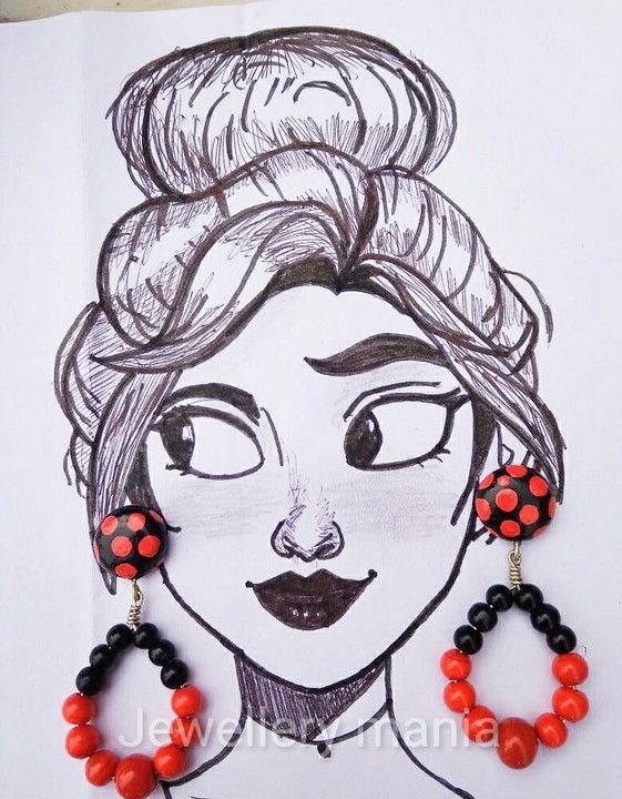 Polka dots earring uploaded by business on 6/16/2021