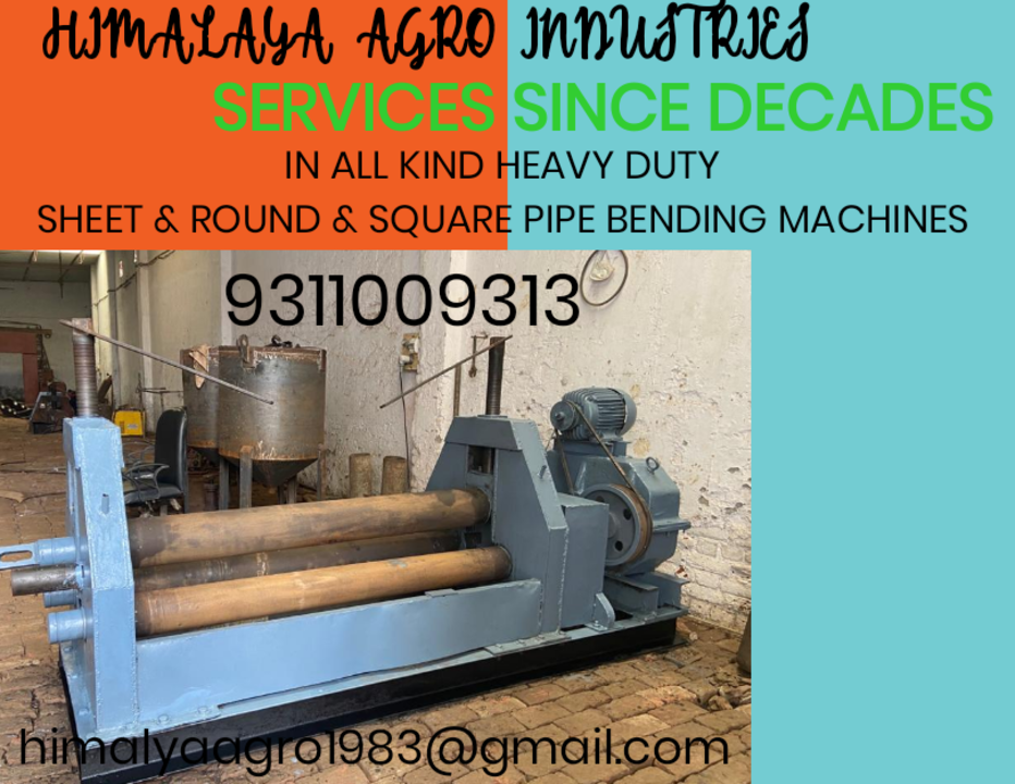 Pipe & plate bending machine  uploaded by HIMALAYA Agro industries on 6/16/2021