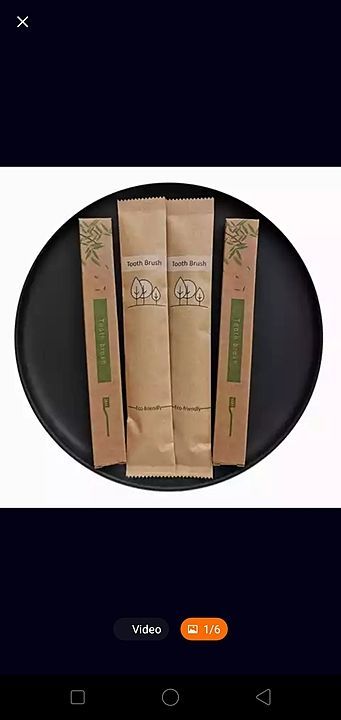 Paper eco-friendly packaging for brush uploaded by Organic House on 8/14/2020