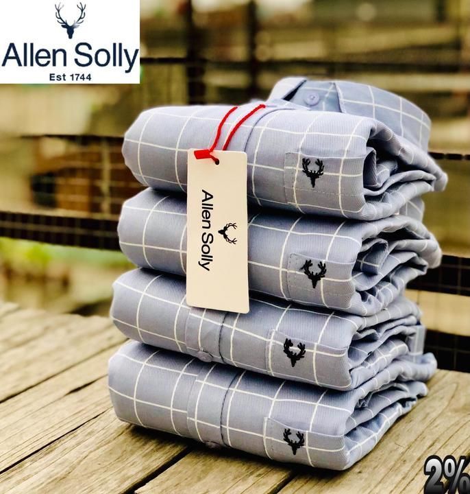 Post image *BRAND ALLEN SOLLY CHECK SHIRT😍💫* 

_FABRIC:- Soft Cotton Stuff With Satisfaction Guarantee ( COTTON  CHECK Shirt )_

*Premium Quality  💫👌🏻*

💫 *shirts*
💫 *Soft Feel*

Size : *M L XL XXL*

*Price : 💫550 Free shipping*

👑👑👑👑👑👑👑👑

*Full Stock Available*

*All Brand Accessories Attached*


*Note- ALL Stock Single Piece Packed*♥️♥️
