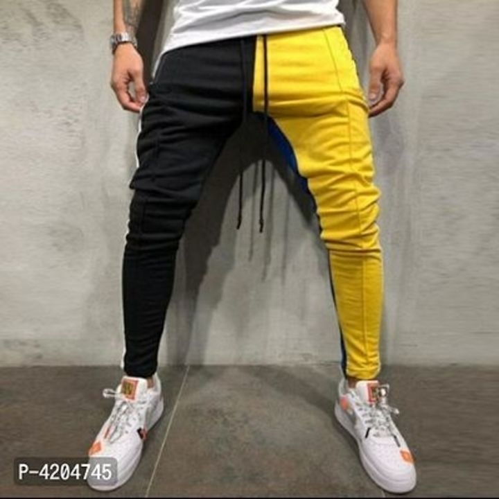 Stylish cotton solid track pants for men uploaded by business on 6/16/2021