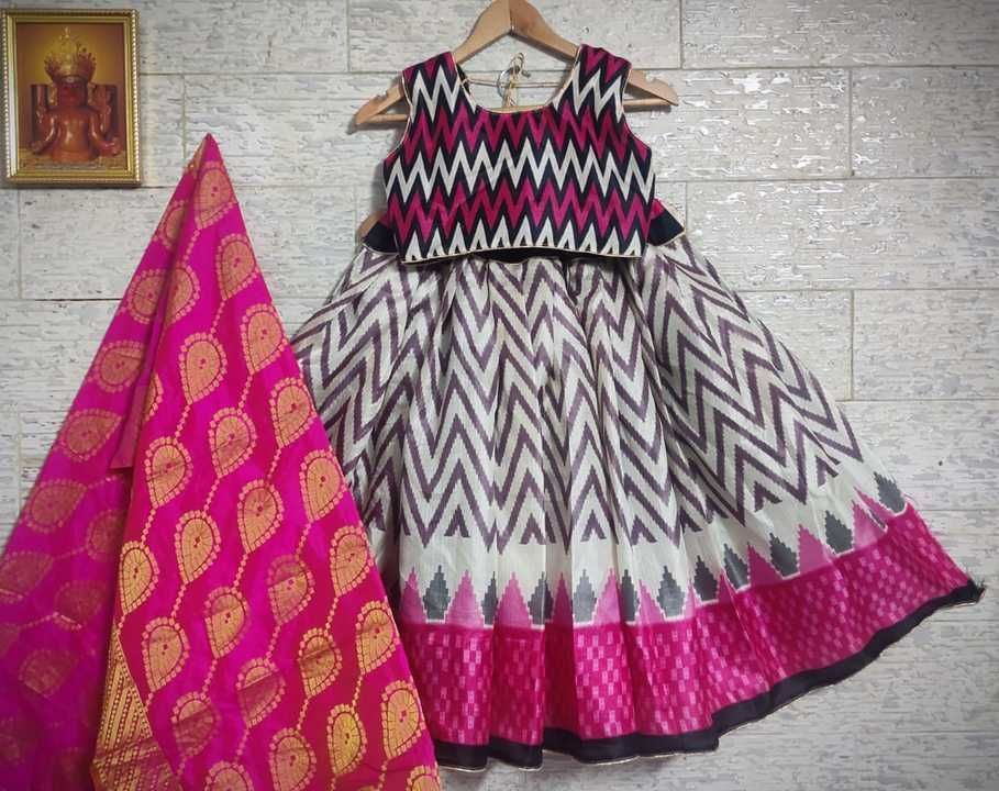 pure silk khadi lehenga uploaded by Vibha Clothing on 6/16/2021