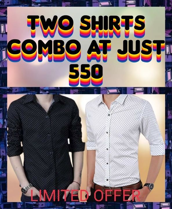 Combo Cotton shirts uploaded by Rasheed Rahman on 6/16/2021