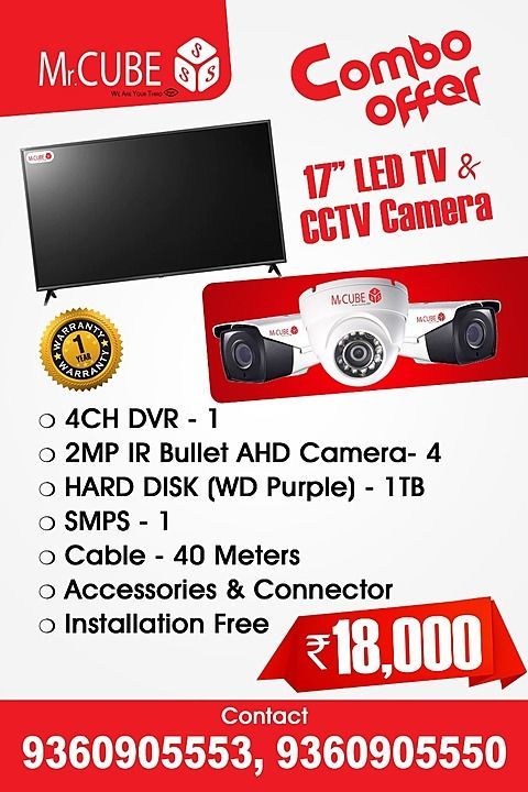 CCTV camera offer uploaded by Mr. Cube on 8/14/2020