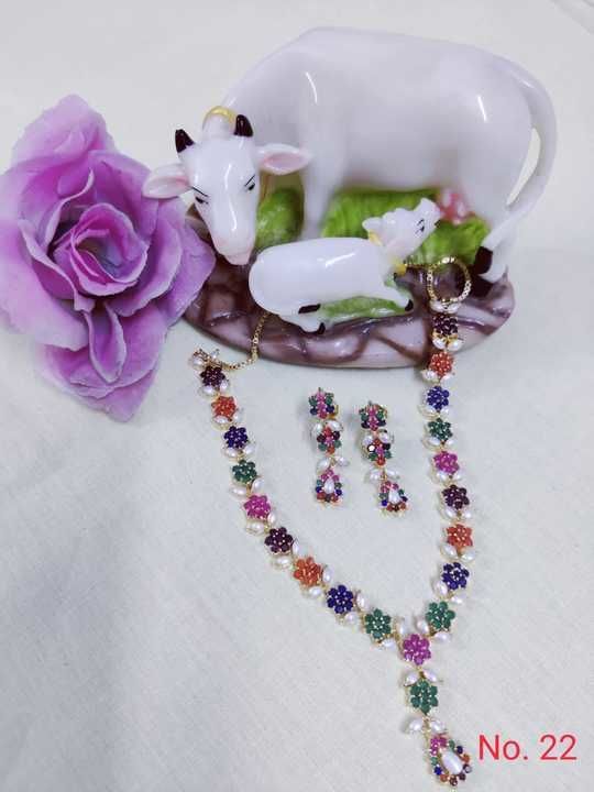 Imitation Necklace Set uploaded by Sangeetha Jewellers on 6/16/2021