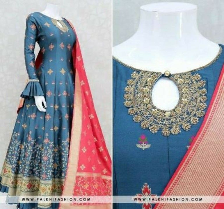 Exclusive Partywear Designer Semi Stiched Salwar Suit uploaded by business on 6/17/2021
