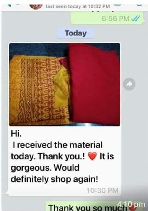 Kota chex block print  Dress Material uploaded by Raj & Ram Traders on 6/17/2021