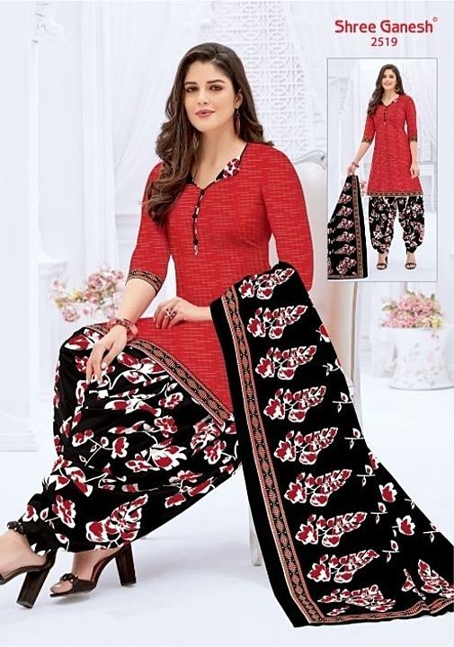 Shree Ganesh Cotton Suit uploaded by Radhe Fashion on 8/14/2020