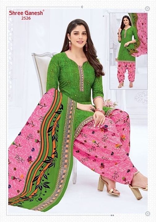 Shree Ganesh Cotton Suit uploaded by Radhe Fashion on 8/14/2020