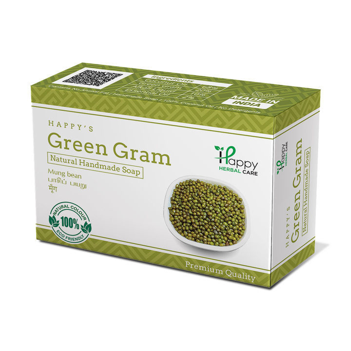 Handmade Green Gram Soap 75gm uploaded by Happy Herbal Care on 6/17/2021