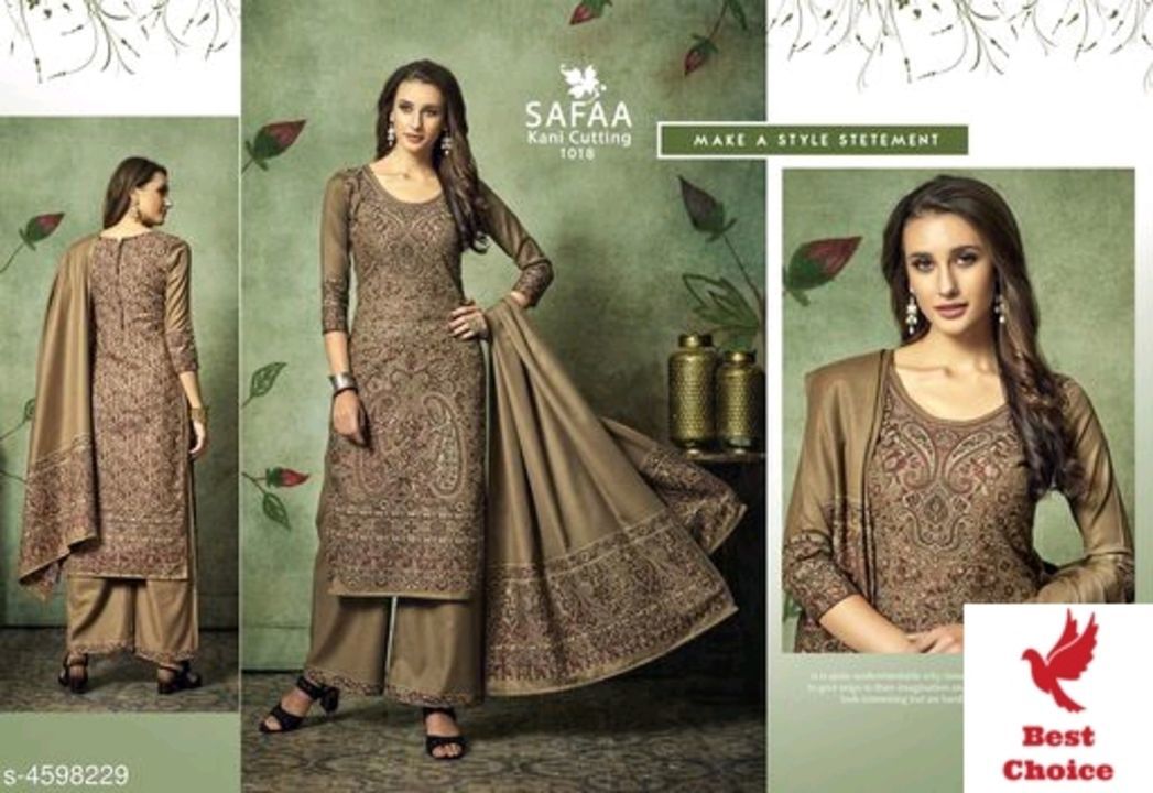 Trendy women suits and dress materials  uploaded by Best Choice on 6/17/2021