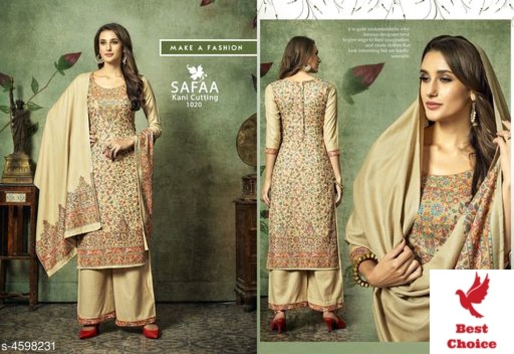 Trendy women suits and dress materials  uploaded by Best Choice on 6/17/2021