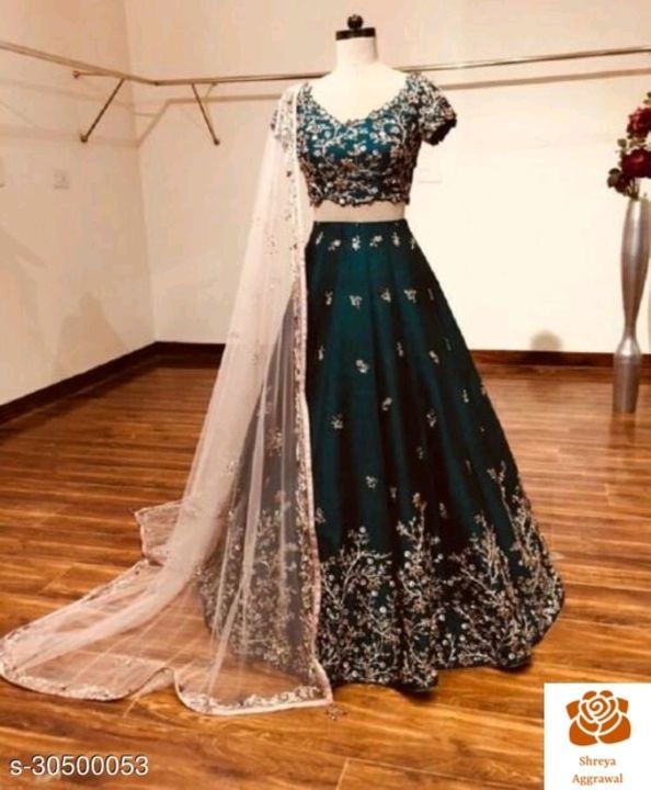Party wear   designer lehenga  choli new collection  uploaded by Shreya Aggrawal on 6/17/2021