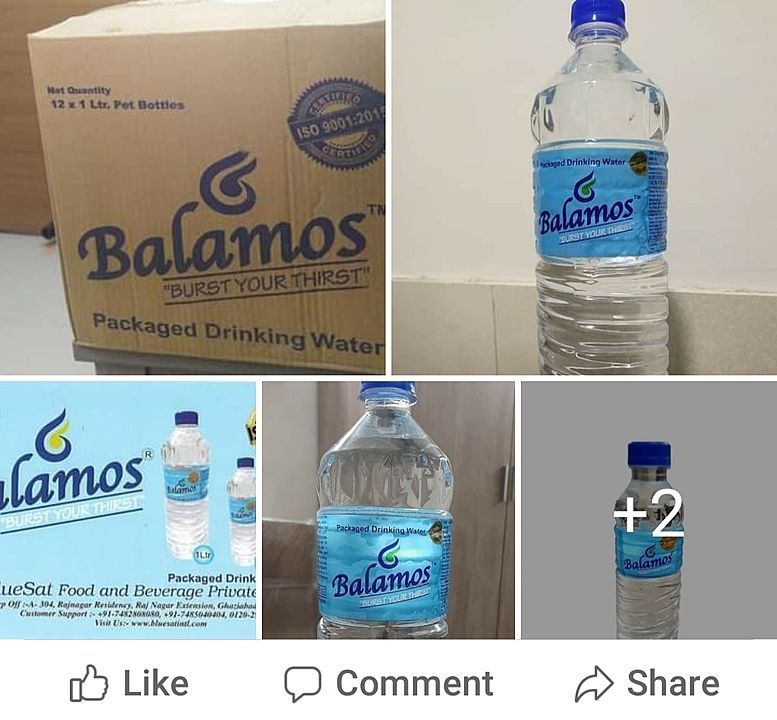 Balamos - 1 ltr Packaged Drinking Water uploaded by BlueSat Food and Beverage Private L on 8/14/2020