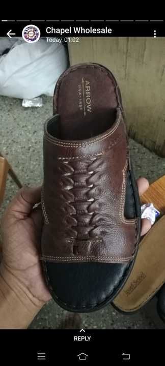 Leather Chappals uploaded by business on 6/17/2021