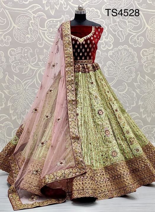Silk craftsmanship full flair bridal uploaded by RK ENTERPRISES on 6/17/2021