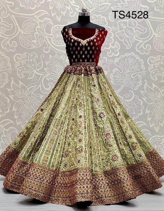 Silk craftsmanship full flair bridal uploaded by RK ENTERPRISES on 6/17/2021