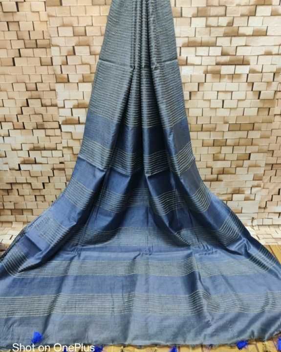 Ghicha strip semi silk saree uploaded by Royal Saree on 6/17/2021