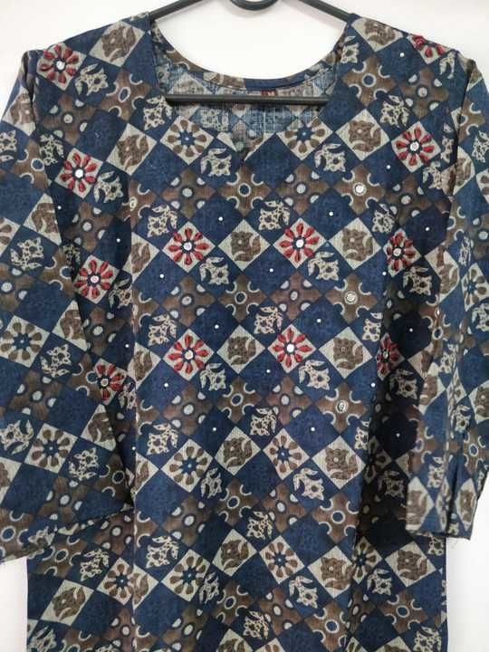 Post image Fabric:- Capsule(fully gauranted fabric, No colour spread or no shrink issue)
Work:- Handwork
Size:- 38 to 44
price:- ₹750with shipping
