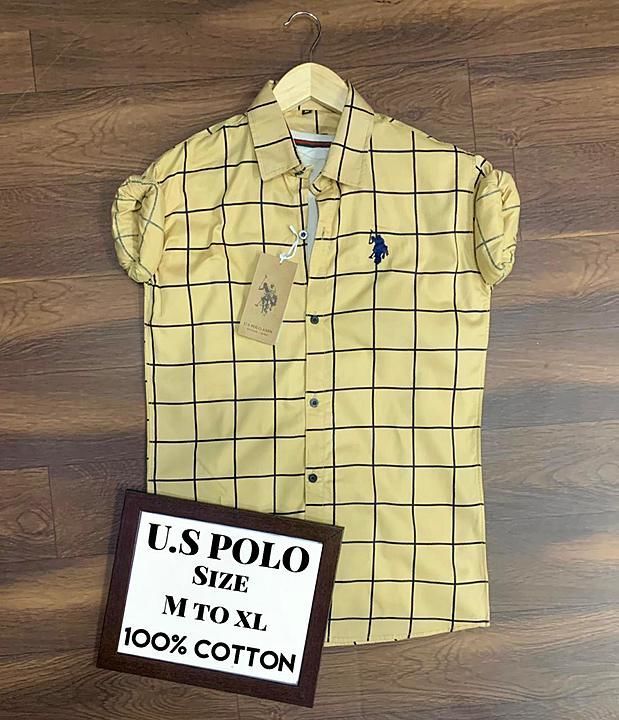 Post image *U.S POLO SHIRTS*✨
*PREMIUM SHIRTS*
*SHOWROOM ARTICLE*
_*Fabric100% cotton OUR GUARANTEE *
_*CHECK BOX ARTICLE*
*SIZES M38  L40  XL42 *
_*@₹620/-only*_
*FREE SHIPPING 🤗*
