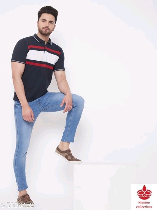 Classic Ravishing Cotton Blend Men's T-Shirts uploaded by business on 6/18/2021