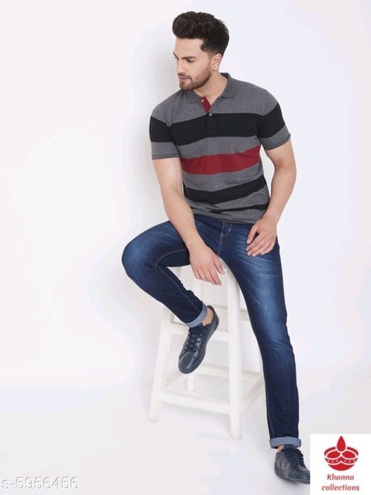 Classic Ravishing Cotton Blend Men's T-Shirts uploaded by business on 6/18/2021