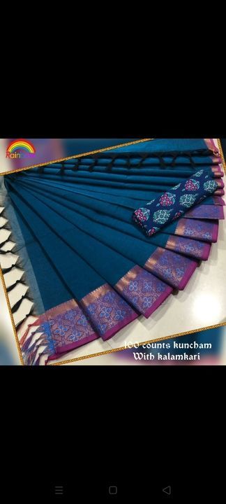 100 counts Chettinad Sarees uploaded by SD Boutique on 6/18/2021