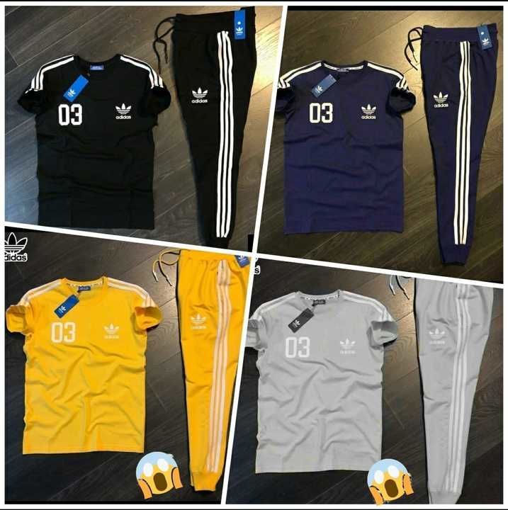 Adidas lower t-shirt set ❤️  uploaded by Glorious.collections on 6/18/2021