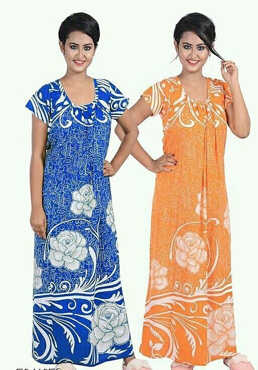 Post image Women's Nightdress
Fabric: Cotton
Sleeve Length: Short Sleeves
Pattern: Printed
Price options inbox message