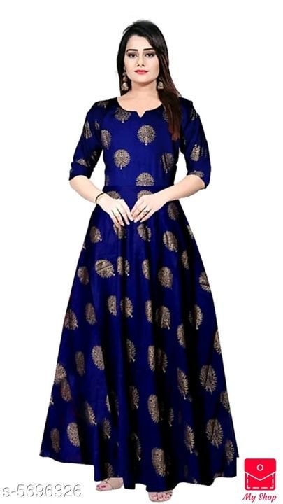 *Shardha Trendy Women Stylish long Gowns*
 uploaded by My Shop Prime on 6/18/2021